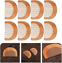 Housoutil 8pcs Wood Combs for Women Mini Massage Combs Anti-static with ...