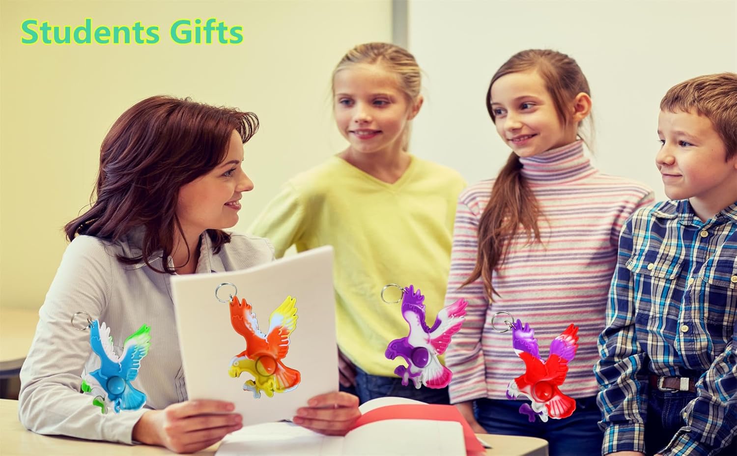 100 Packs Eagle Fly Assorted fidgets Toys for Kids Children Classroom Students Gifts from Teacher,Birthday Party Bubble Favors