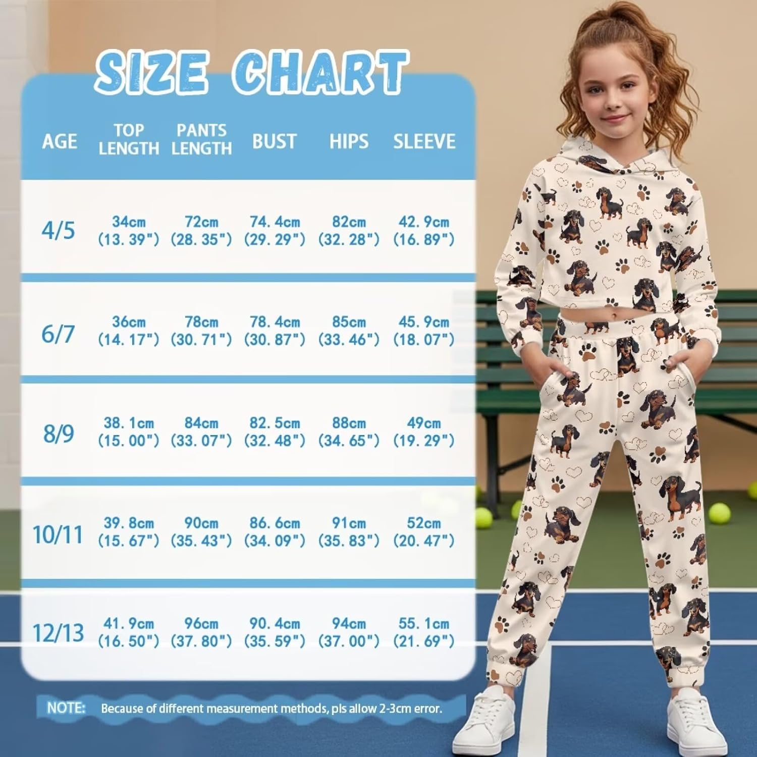 Kids Tracksuit 2 Pcs Hoodies Long Sleeve Sweatshirt & Sweatpants Short Sports Tops Sweatsuit 4-13 Years