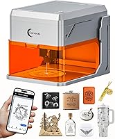 Carverall A1 Pro 10W Laser Engraver with HD Camera - Portable Mini Cutter for Wood, Leather, Metal, Glass | DIY & Small Business