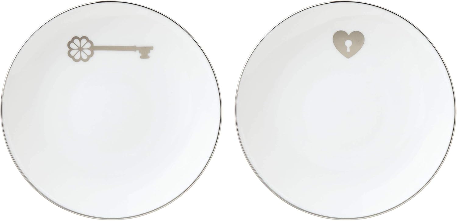 Kate Spade New York 886341 Key Court Lock Tidbits, Set of 2