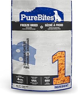 PureBites Ser liofilizowane smakołyki dla psów, 1 składnik, wyprodukowano w USA, 470 g