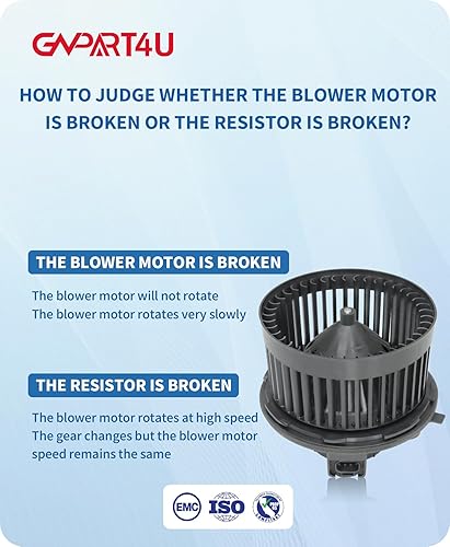 Miniatura 4 de Motor de ventilador delantero para 2000 2001 2002 2003 2004 2005 2006 Chevy Tahoe Silverado Avalanche Suburban, 2000-2006 GMC Sierra Yukon