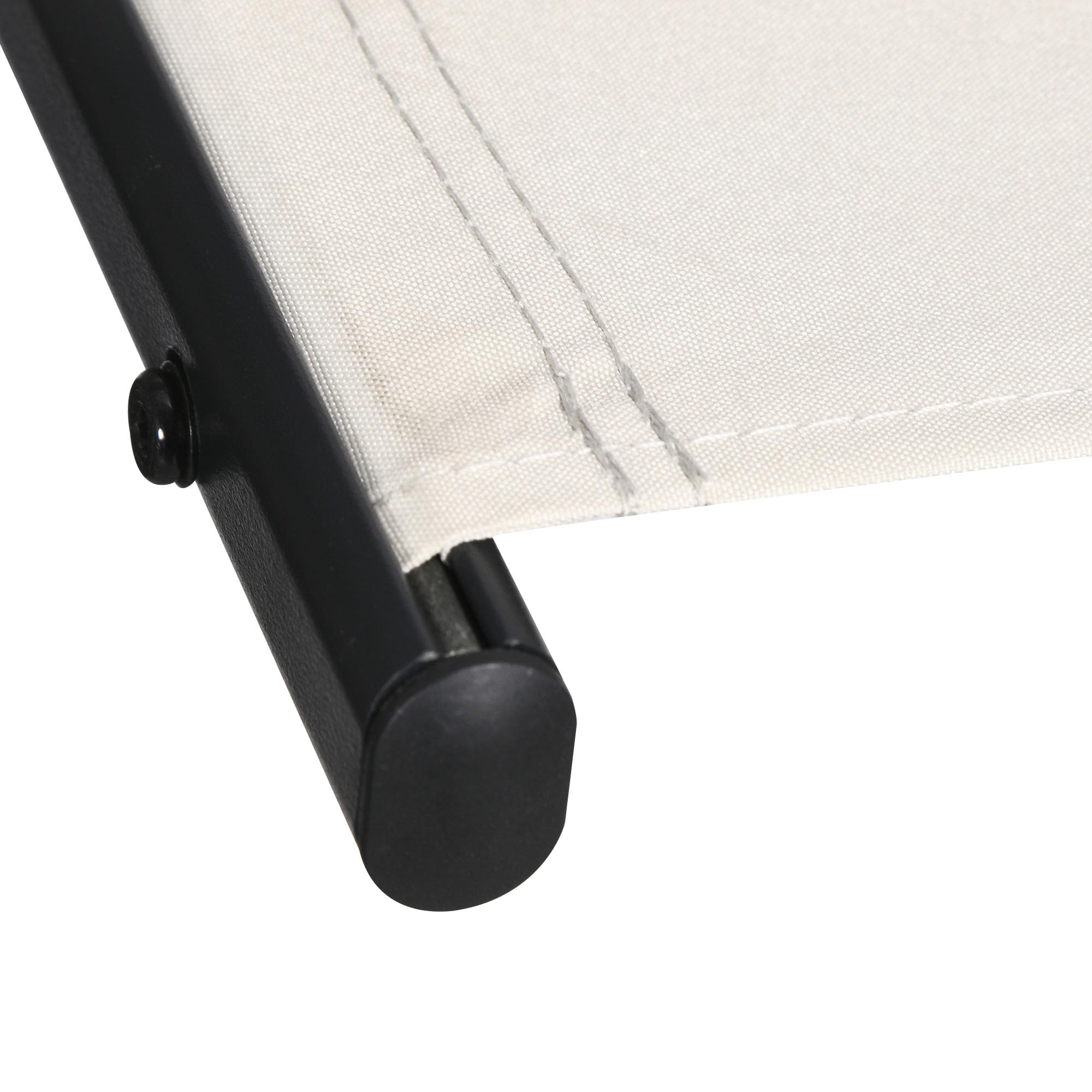 Outsunny Ensemble de bar de jardin en rotin 4 tabourets table haute avec toit acier noir