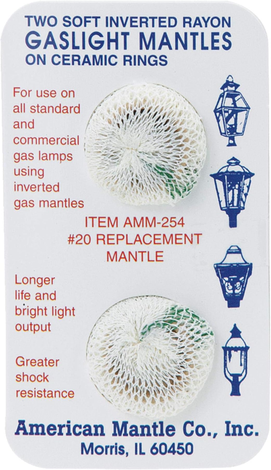 American Mantle2007 254 Soft Inverted Gas Light Mantle