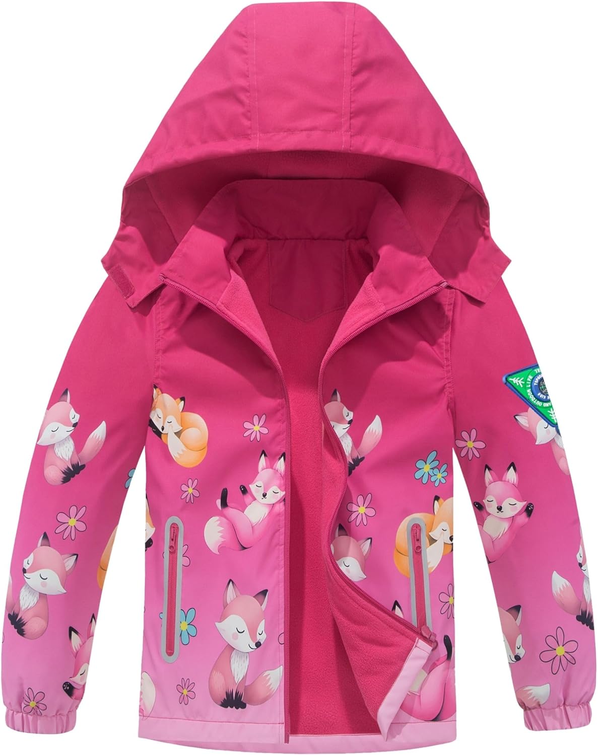 Waterproof Kids Rain Jackets With Hood,Lightweight Toddler Raincoat For Boys Girls，Kids Clothes Windbreaker Jacket