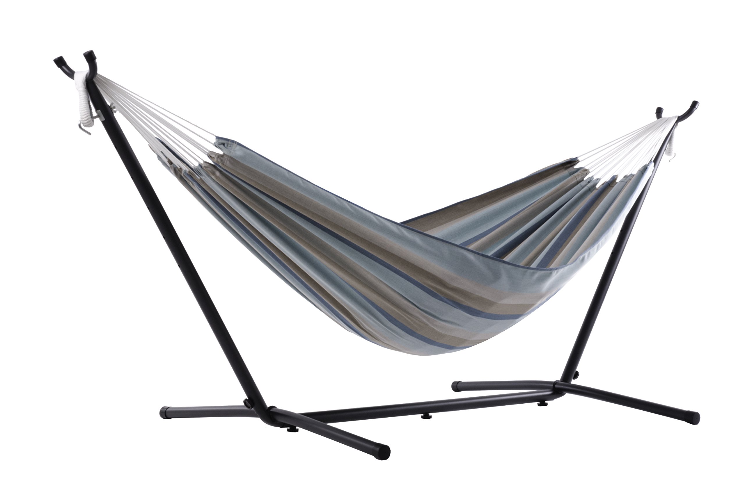 Vivere C8SUNG Hamac combiné - Sunbrella de Vivere Gateway Mist avec support (8ft)