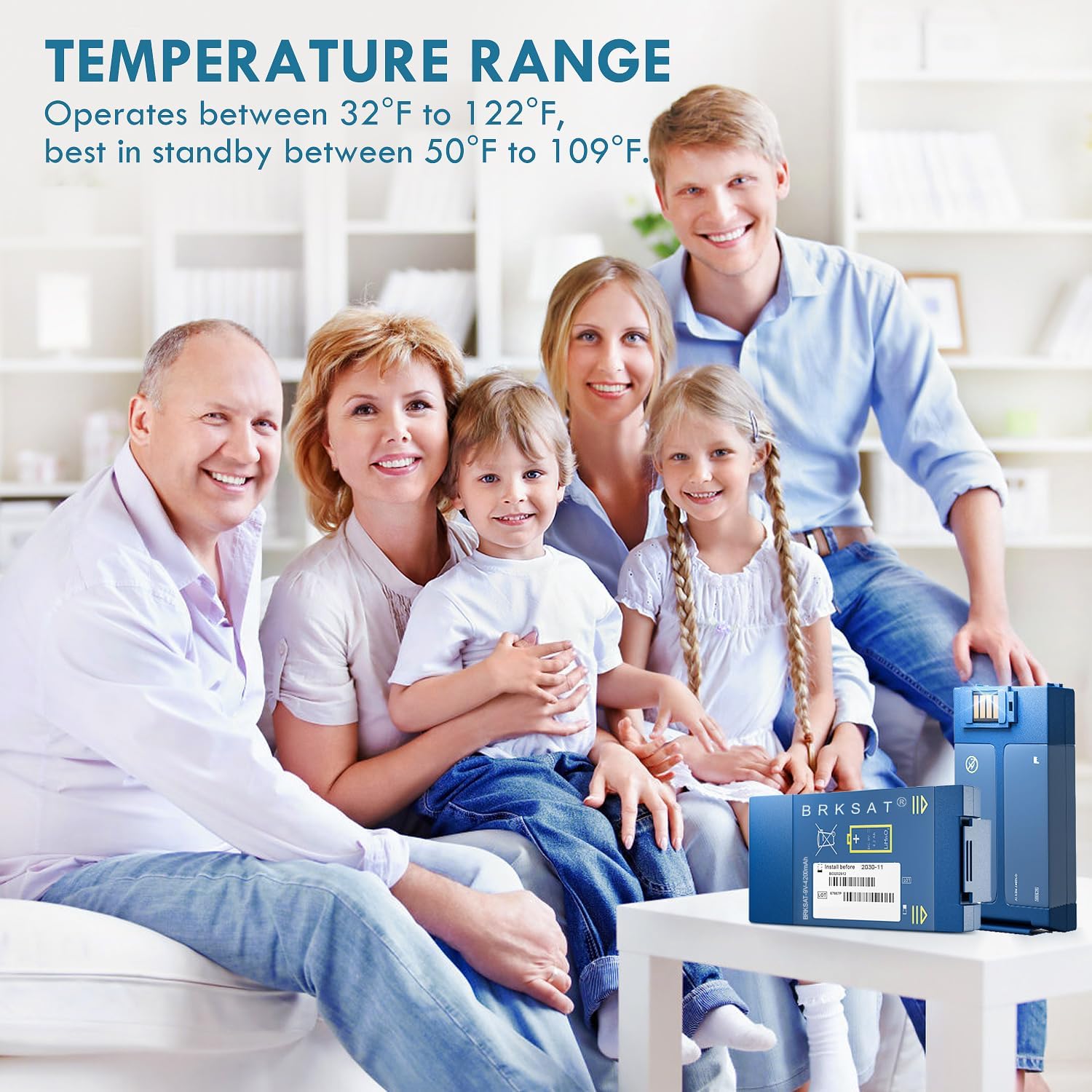 9V 4200mAh Battery for AED - Compatible with M5070A, M5066A, M5068A - Long Standby Life, Stable Power, Tool-Free Replacement - Image 5