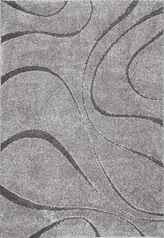 Image of Carpet for Living Room, Bedroom and Hall Handmade Microfiber Cozy Soft and Fluffy Shaggy Area Rug with 2 inch Thick Anti Skid Carpet [4x6 Feet Ivory & Grey]