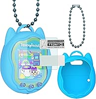 Vista 1 de Tamagotchi Uni Interactive Virtual Pet, protector de pantalla para Tamagotchi Uni Pet Band Accesorios (cubierta de silicona) (azul)