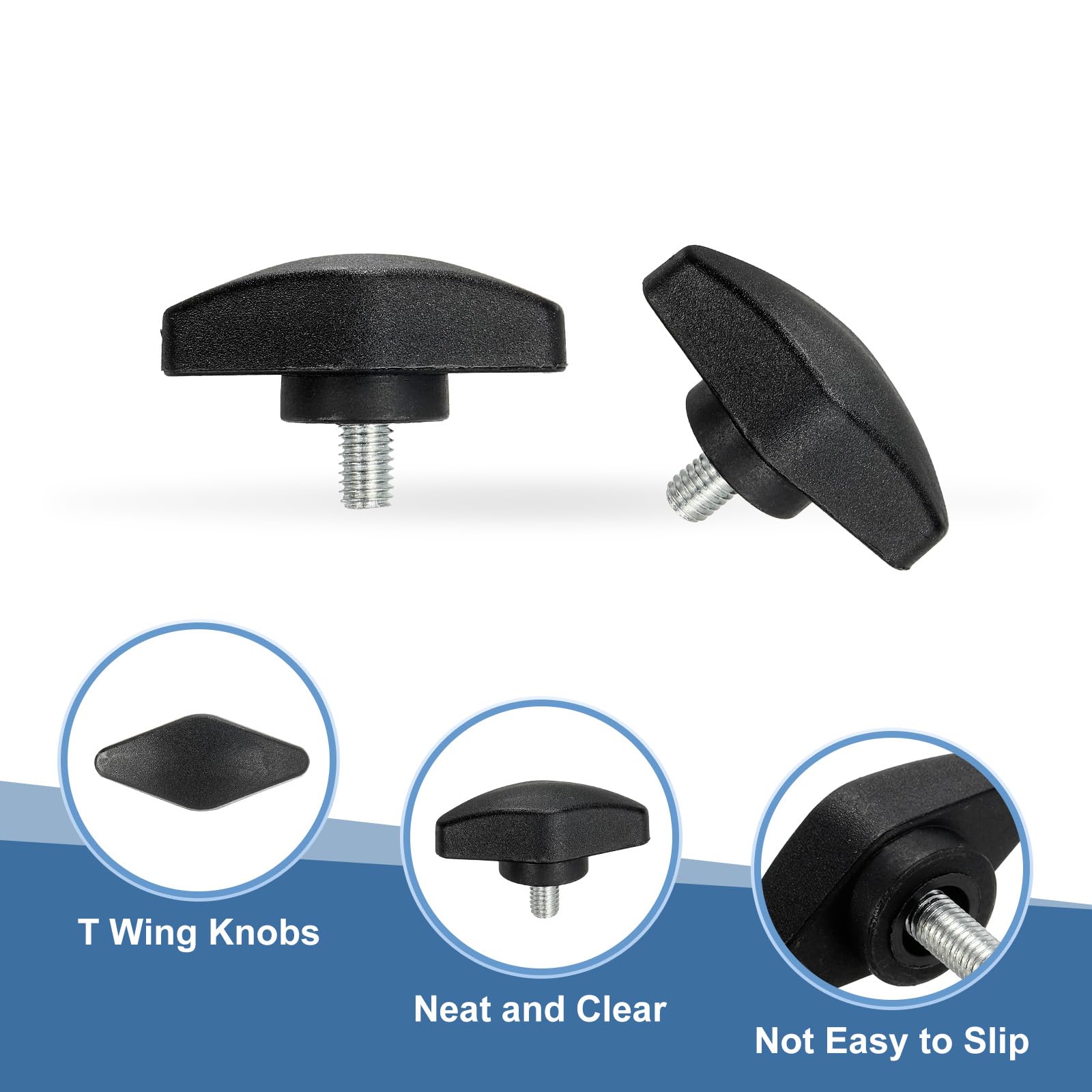 PATIKIL M5 x 8mm Tee Thumb Screws - Image 3