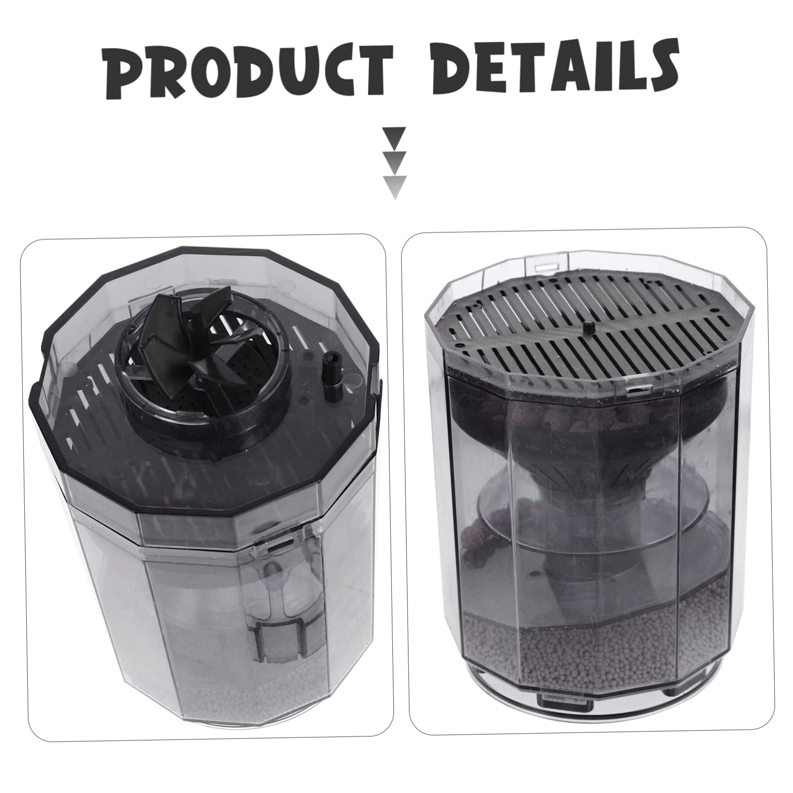 Gadpiparty 5pièces Aspirateur pour Aquarium Outil De Nettoyage Et Oxygénation Automatique pour Réservoir De Poissons Siphon pour Changement Eau Et Élimination Déchets