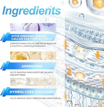 Stem Cell Serum for Face, Microneedling Serum | Skin Elasticity, Hydrating Moisturizer, For Women