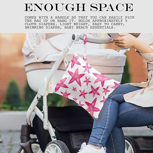 Miniatura 3 de Bolsa húmeda, bolsa húmeda y seca, bolsa húmeda para traje de baño, viajes, playa, piscina, pañales, ropa sucia de yoga, gimnasio, bolsa de