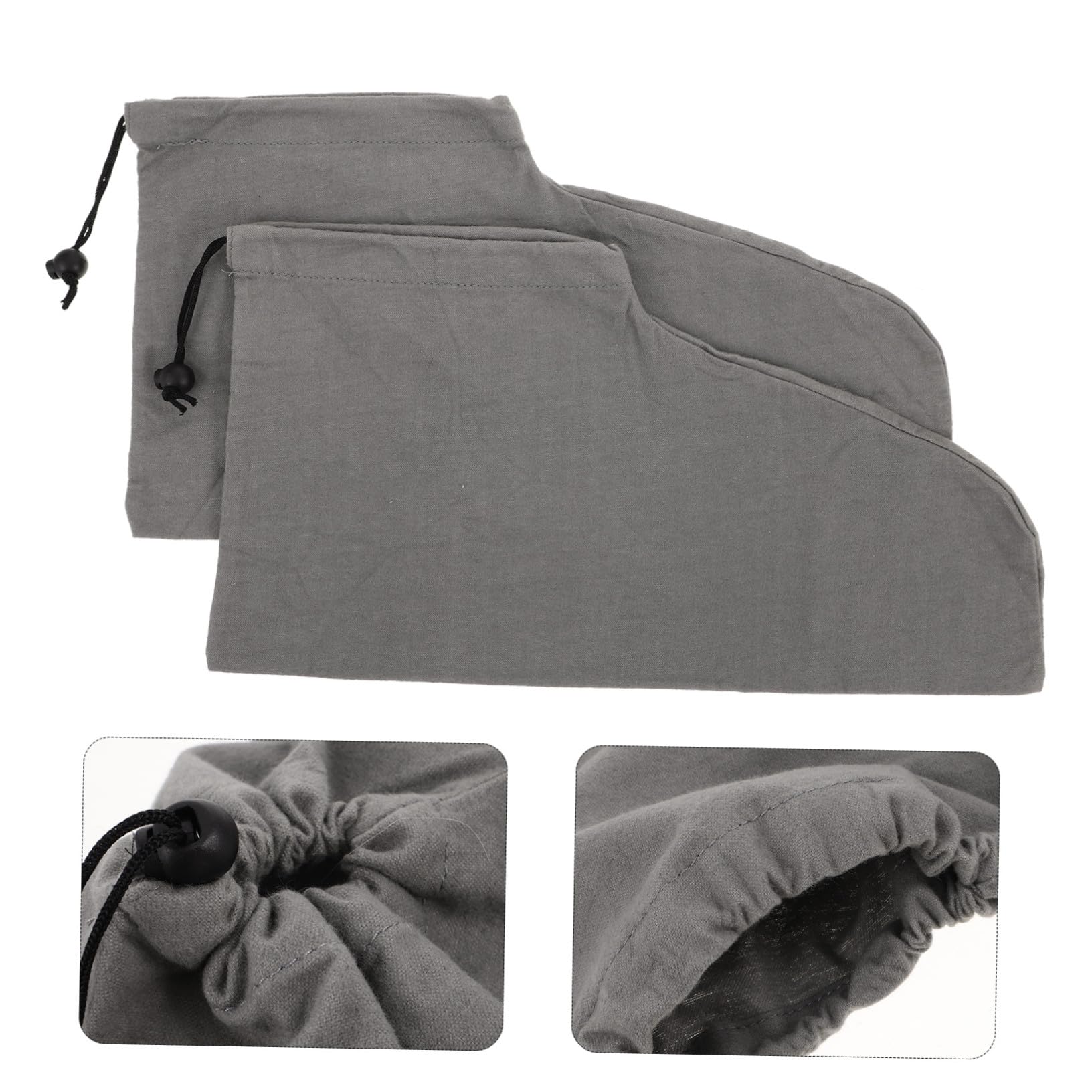 GALPADA 6pezzi Sacchetti per Scarpe Coulisse in Cotone Traspirante per Imballaggio da Viaggio Borsa Antipolvere Leggera e Lavabile per Separare le Scarpe dagli Indumenti