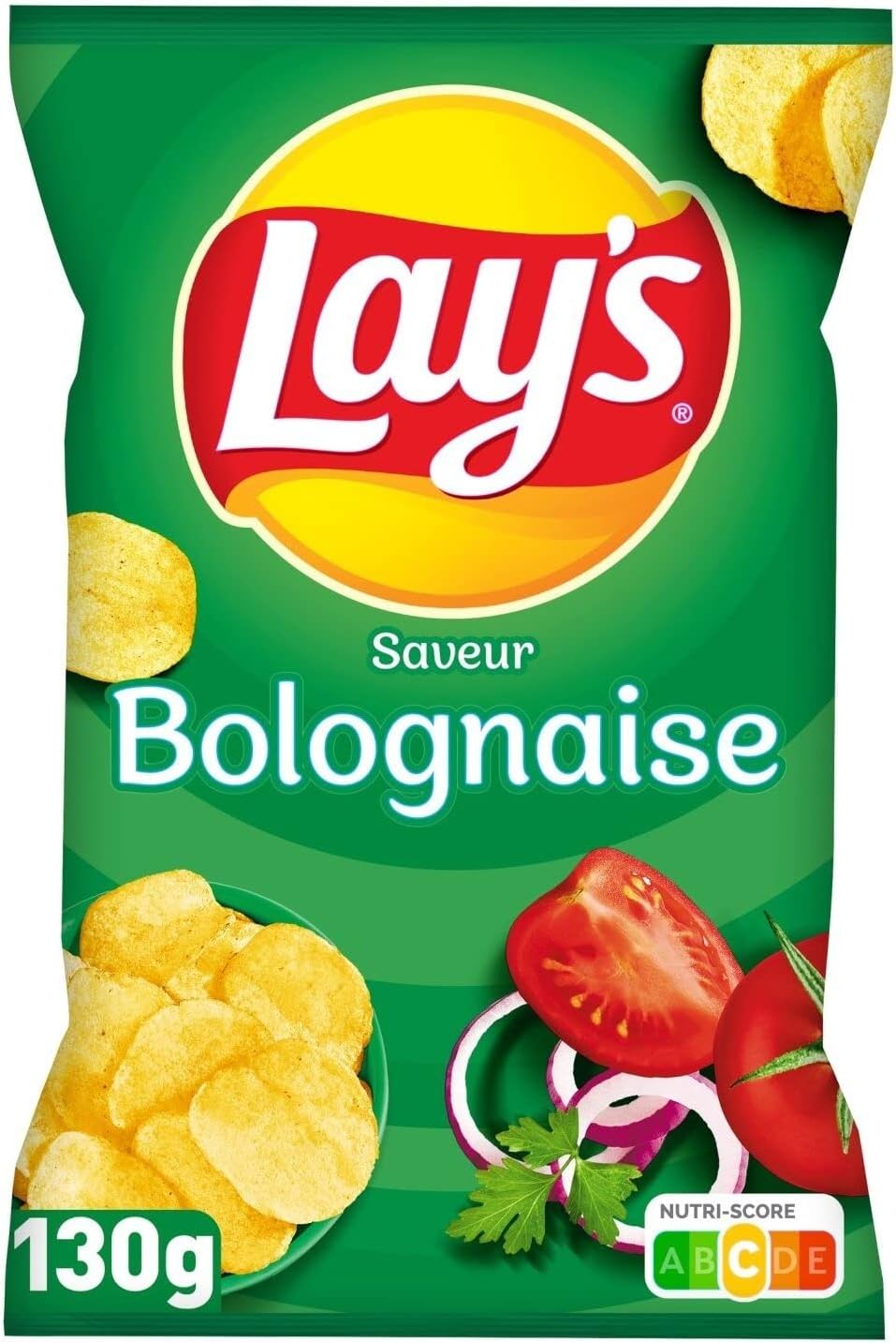 LAY'S Crisps bolognese Lays chips bolognaise 130g Amazon.co.uk