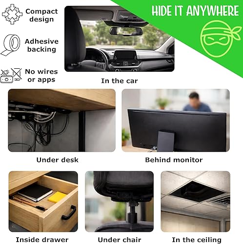 Miniatura 9 de FUN delivery: Bleepin' Batería Oculta Molesto Humo Alarma Pitido Broma Broma Sonido Mordaza