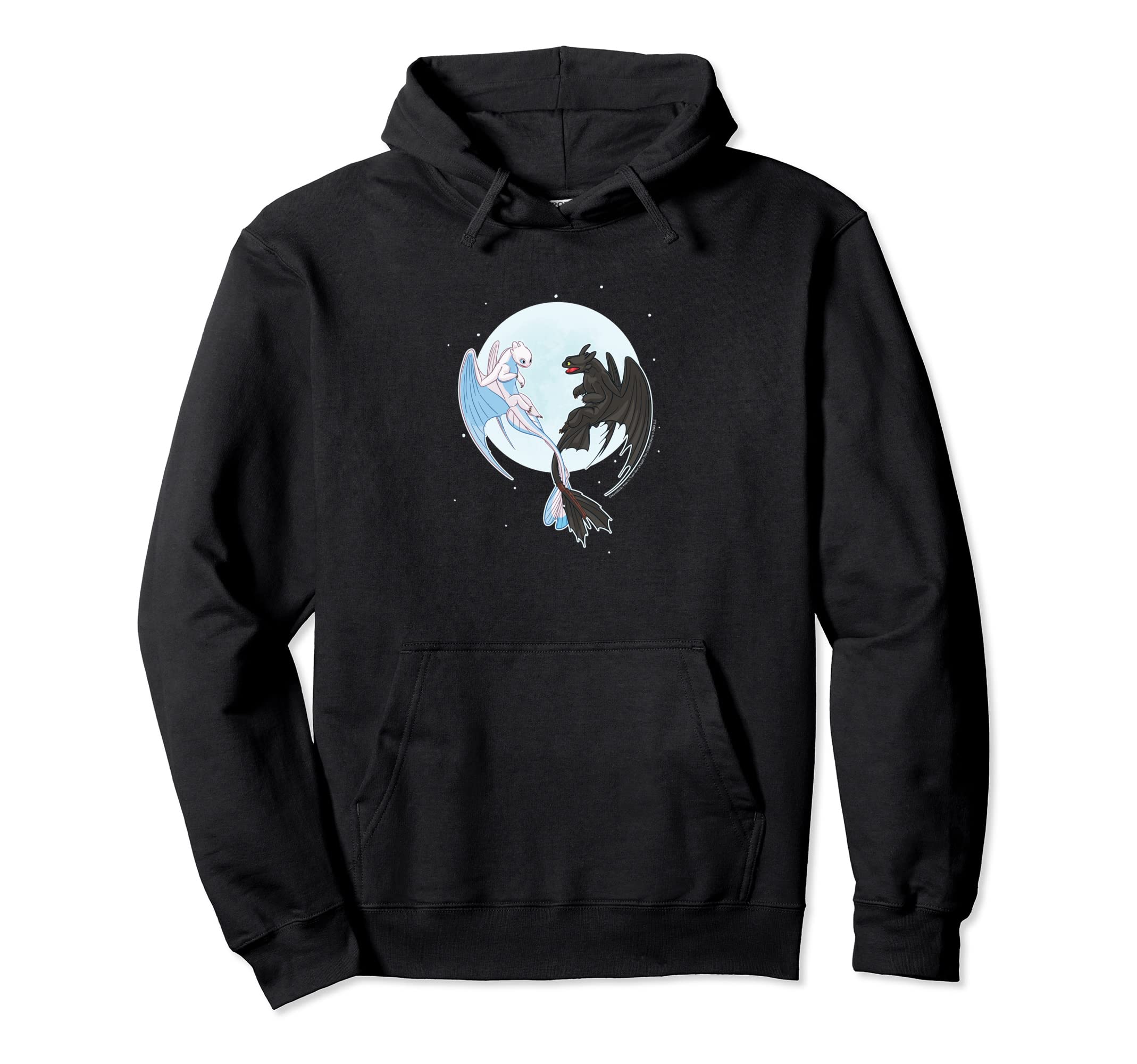 How To Train Your DragonNight And Light Moon Pullover Hoodie