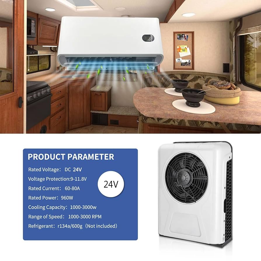 Dometic エアコン本体 カバーとリモコンのみ　B2200 DOMETIC B2200 R/TOP AIR CON 2 DIRECTION AIR HANDLER - Big