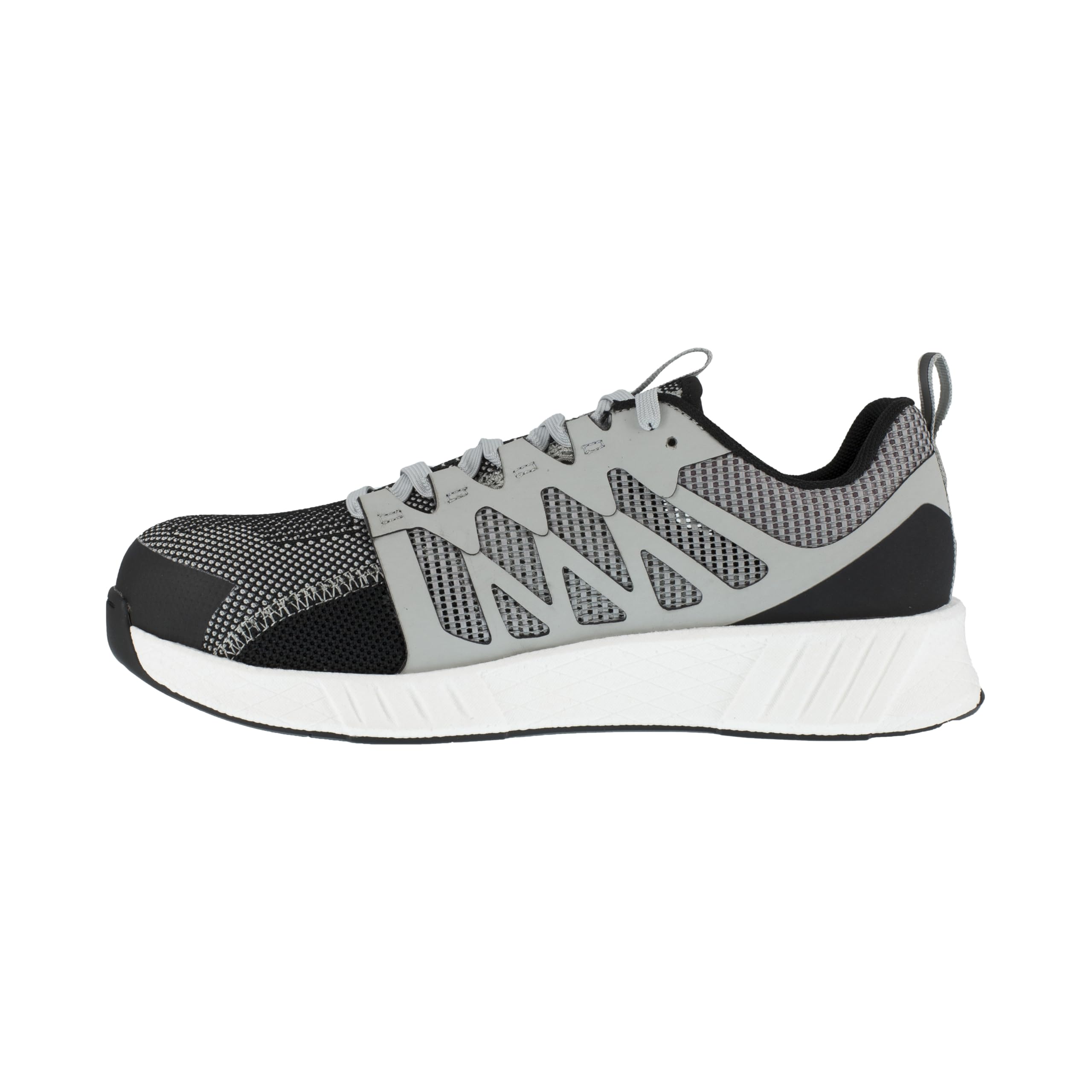 Reebok - Chaussures de sécurité Basses Noire et Grise en Maille Nylon embout Composite S1P SRC 44 Gris/Noir