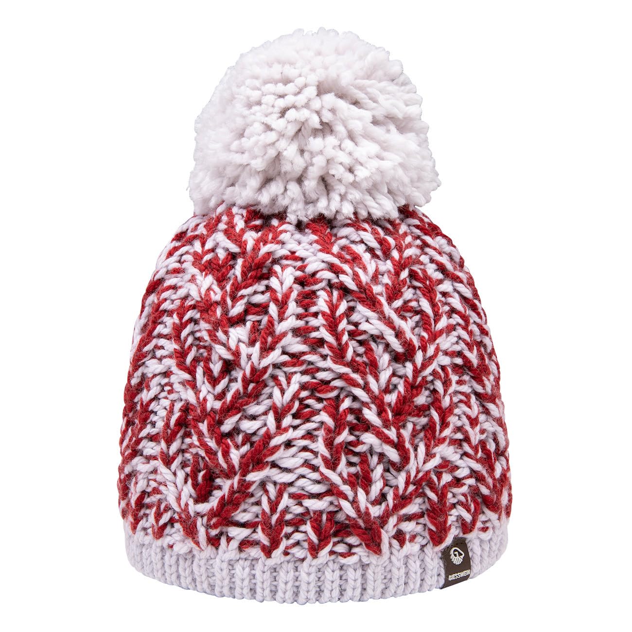 Giesswein Mütze Seeköpfle Mütze Seeköpfle - Merino Beanie Damen & Herren mit Fleece, Wintermütze mit Bommel, Strick Mützen für Frauen Winter, Strickmützen & Wollmütze