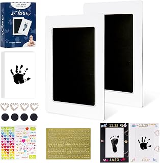 Inkless Baby Hand and Footprint Kit,Clean Touch Ink Pad for Baby Footprint Kit,No Mess Dog Paw Print Kit,DIY Footprint Ink for Baby Keepsake Gifts for Boys and Girls