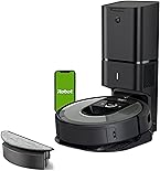 iRobot Roomba Combo i8+ (i8576) Saug-/ Wischroboter mit 2. Auffangbehälter mit Wischpad, Autom. Absaugstation, Smarte Kartierung, Sprachassistenten kompatibel, WLAN, Einstellung per App, Light Silver