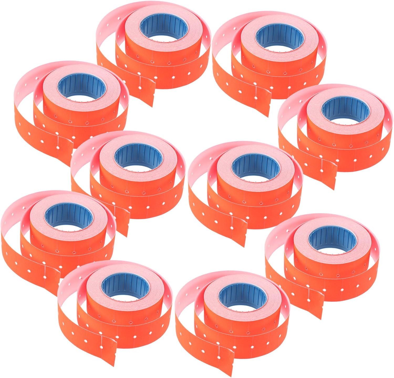 1Roll Adhesive Price Tag Machine Label Paper for Market Pricing Stickers Easy to Use Design for Retail and Vending Applications