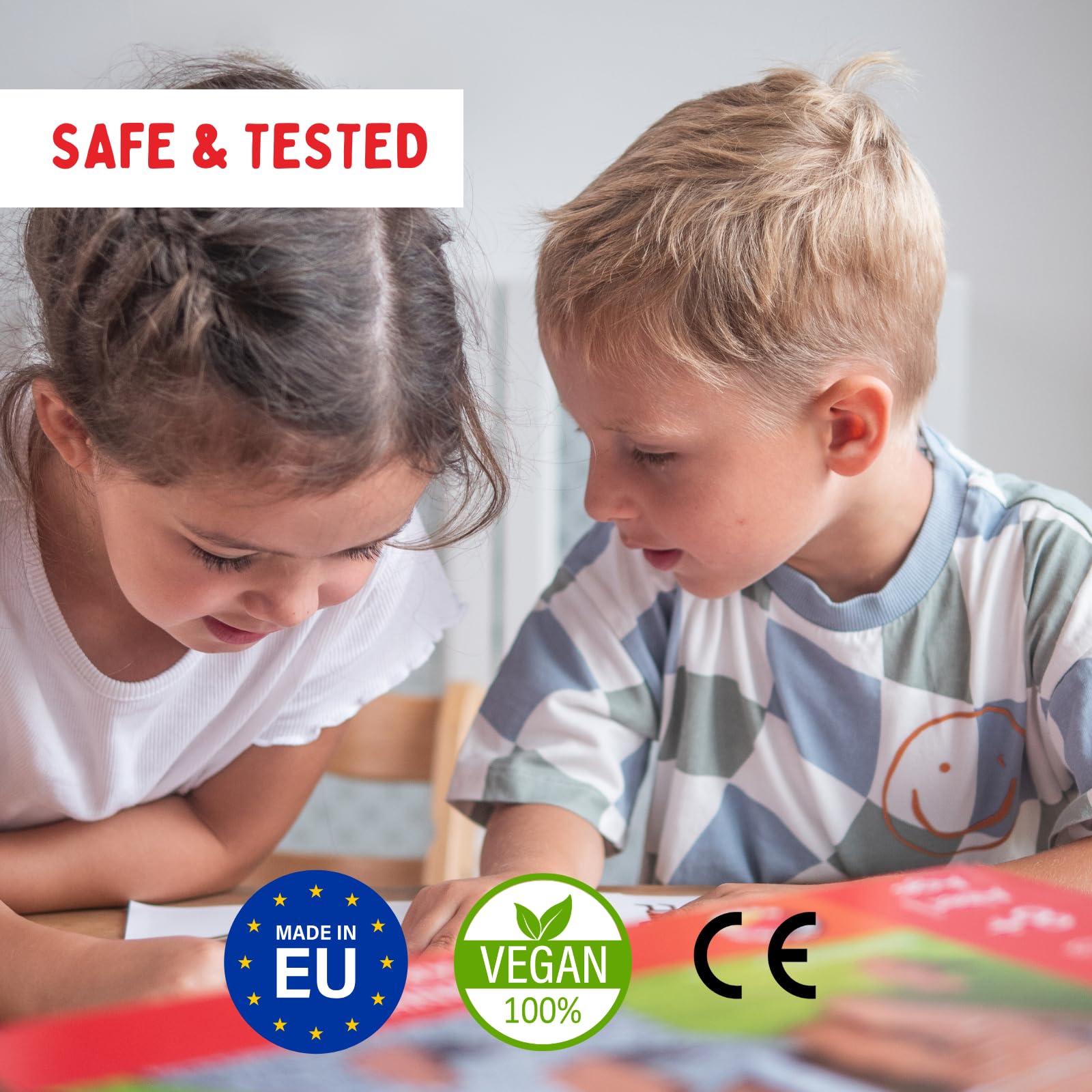 Teifoc 4920 zestaw 230 elementów, kreatywny zestaw z naturalnych materiałów, DIY, zabawka budowlana, ze stajnią i zwierzętami dla dzieci w wieku od 8 lat