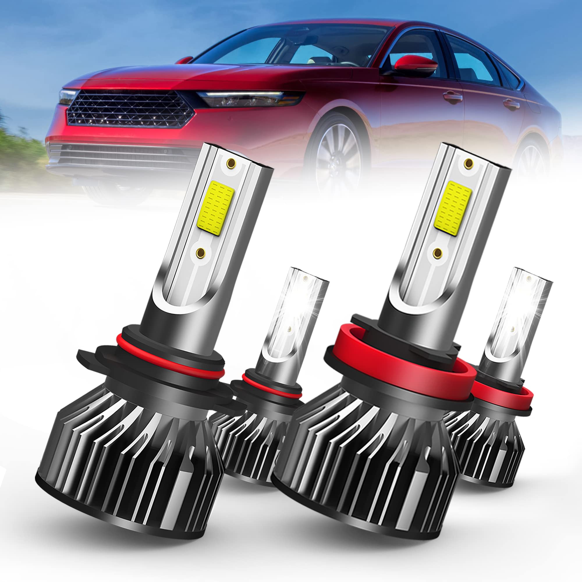 SPBRTBUB 9005/H11 LED Headlights (4-Pack)