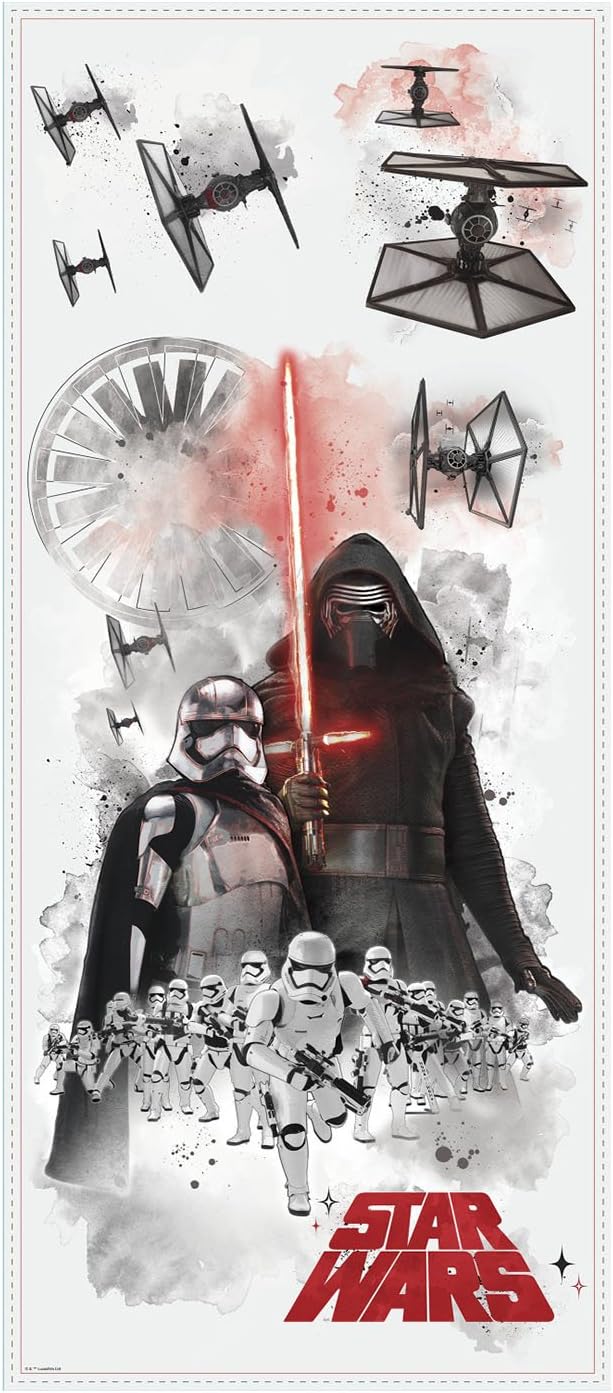 RoomMates RMK3080GM Star Wars The Force Awakens Ep Vii Villians Burst Peel and Stick Giant Wall Decal