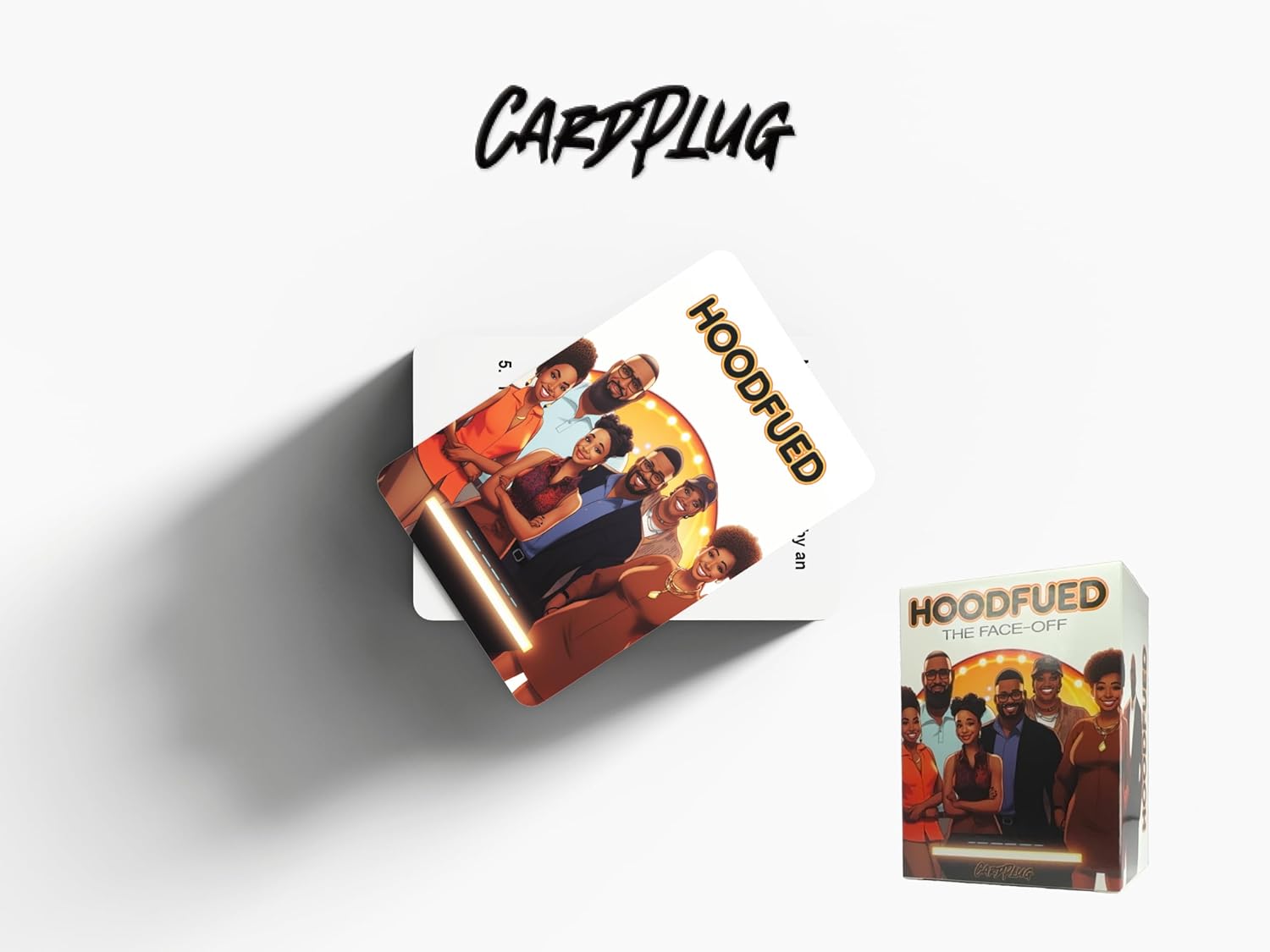 HoodFued : The Ultimate Family Trivia Card Game - A Culture-Centric Game That Brings Friends and Family Together for Fun and Knowledge and More Fun Than The Hood Charades Game for Family or Tabu