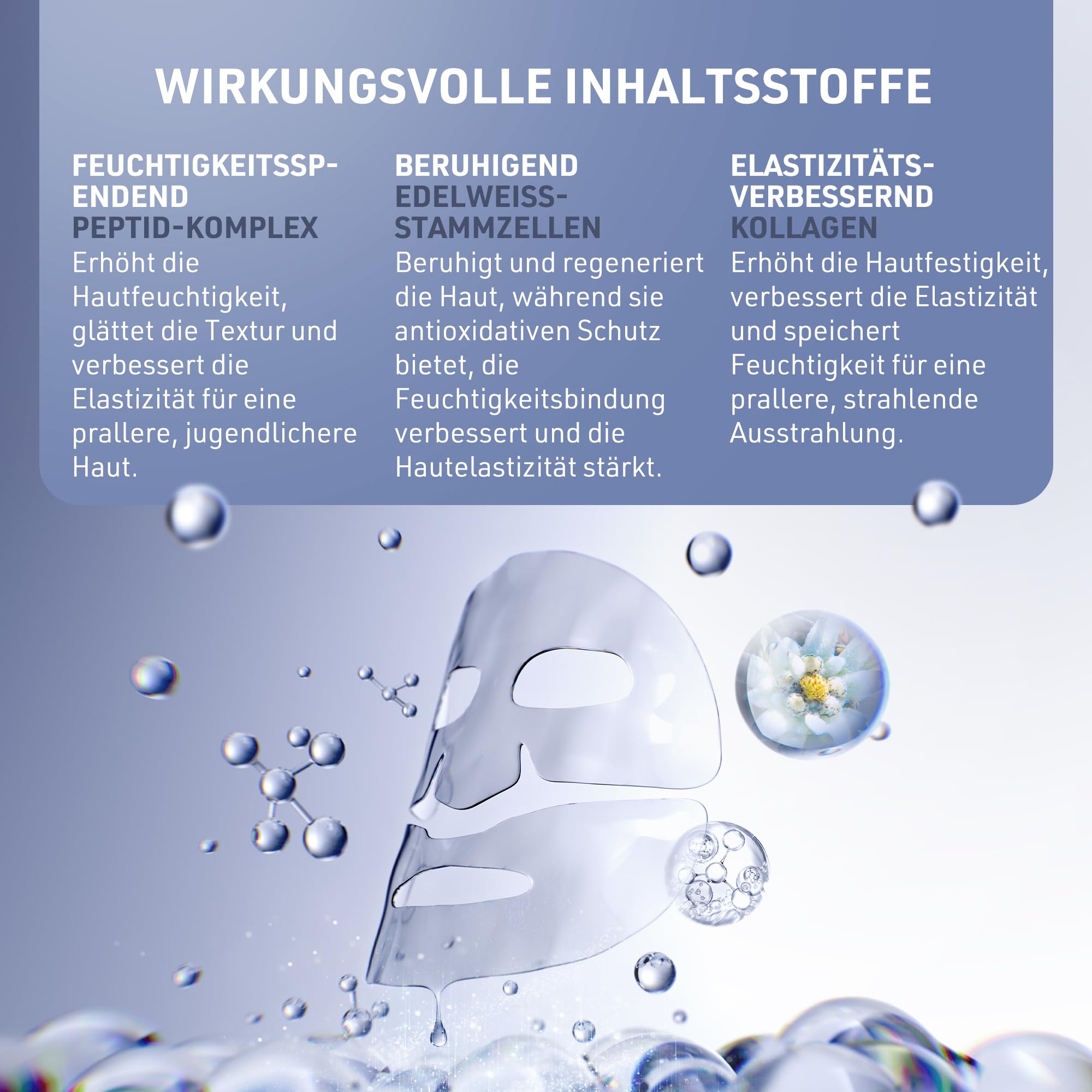 FAQ Glass Skin Kollagen Maske – Straffende & Feuchtigkeitsspendende Kollagen Maske für Gesichtspflege – Verfeinert Poren, reduziert Hyperpigmentierung & unterstütztLED-Behandlung (5 Stk.)