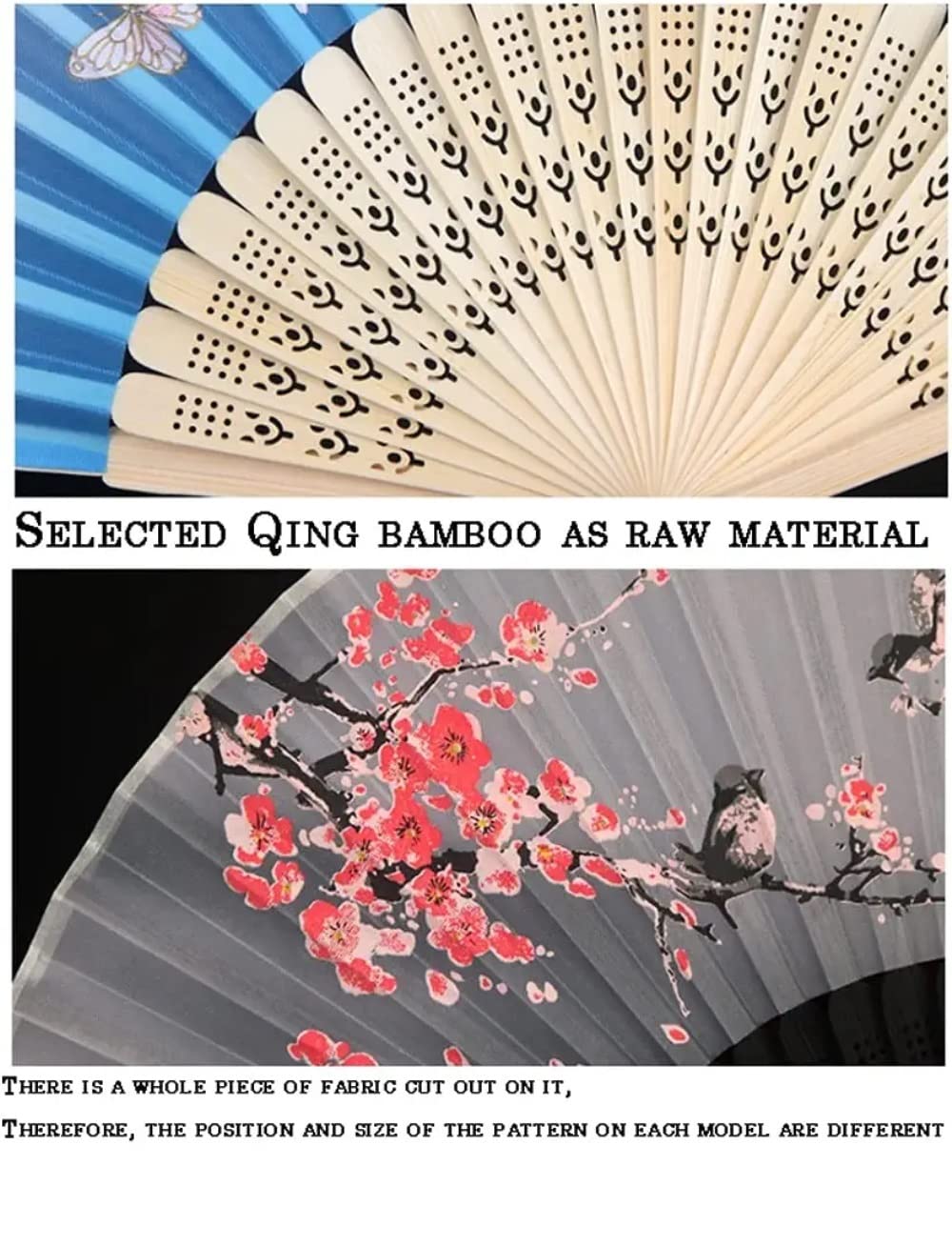 Abanicos de Mano Chino Abanico Abanicos De Mano Con Borlas, Tela De Seda Retro, Ventilador Plegable Portátil Para Mujer, Para Decoración Del Hogar, Eventos, Suministros Para Fiestas, Regalo Abanico Pl