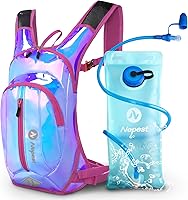 Vista 10 de Nepest Hydration Pack Backpack for Women & Men, Lightweight Water Backpack with 2L Water Bladder for Hiking Cycling Running Biking
