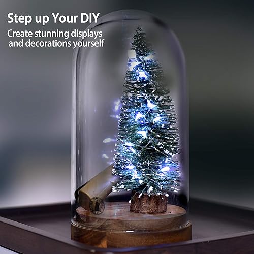 Miniatura 10 de Luces para botella de vino con corcho, paquete de 10 mini luces de hadas a pilas con 12 baterías de repuesto, decoración de fiesta para bodas,