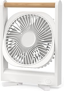 Magnetic Fan for Cruise Ship - Ultra-Thin Design Magnetically Sticks to Cabin Ceilings & Walls, 4-Speed, Rechargeable Battery, Quiet & Cruise Approved Portable Fan for Travel (2026 Upgrade, White)