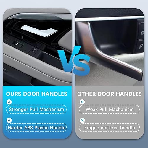 Miniatura 8 de Kit de reparación de manija de puerta interior interior izquierda lado del conductor de repuesto para Mercedes Benz W204 X204 GLK250 GLK300 GLK350