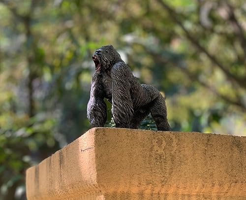 Miniatura 6 de Gorilla King Kong Toys Figura de acción Rampage Gorilla Fight Mode Ape Figuras de animales salvajes sólidas para juegos de rol, juguete para contar