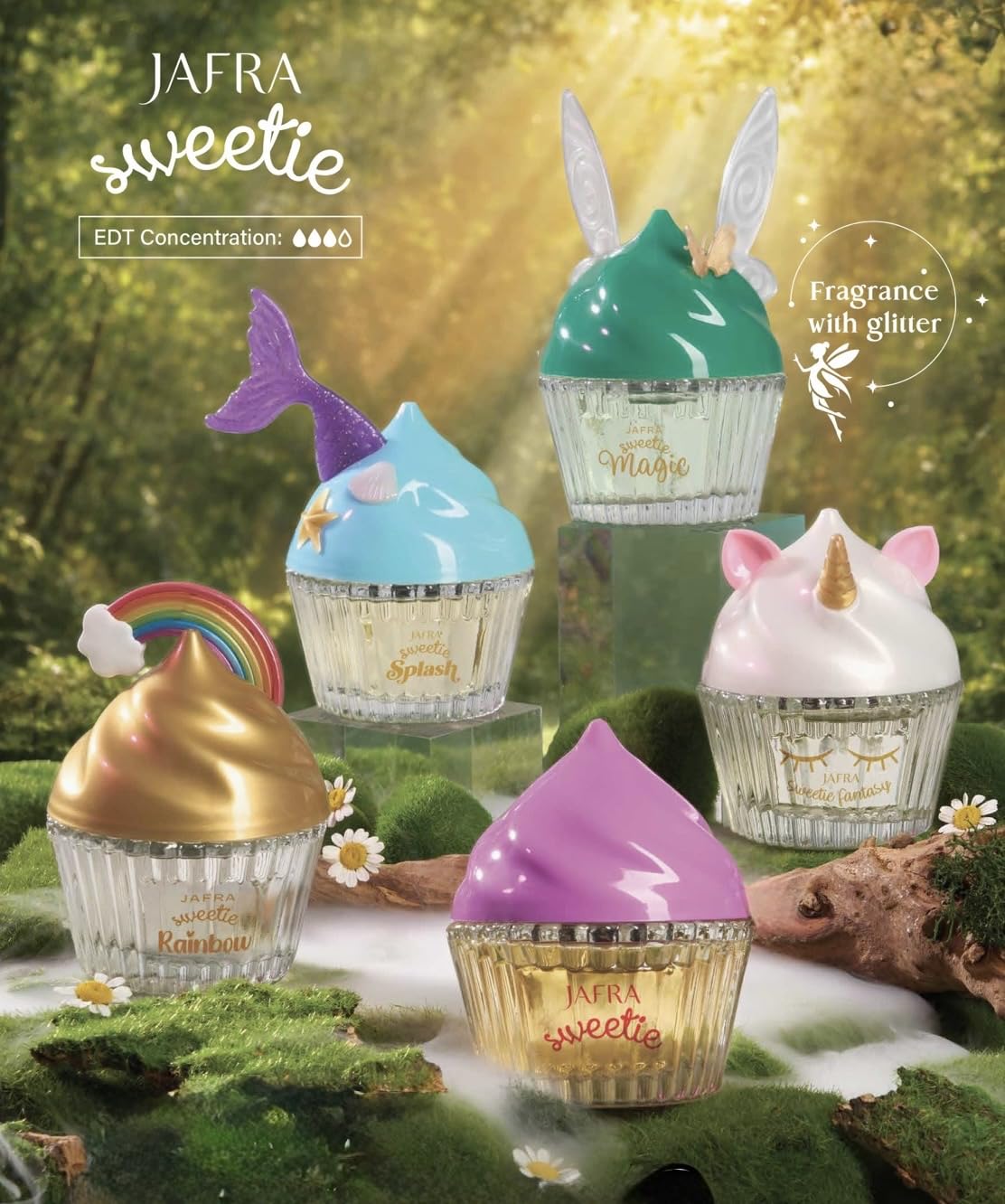Sweetie Fantasy Unicorn Perfume with Free Bracelet - Girls Fragrance Gift Set with Cute Unicorn Bottle & Surprise Bracelet image 3