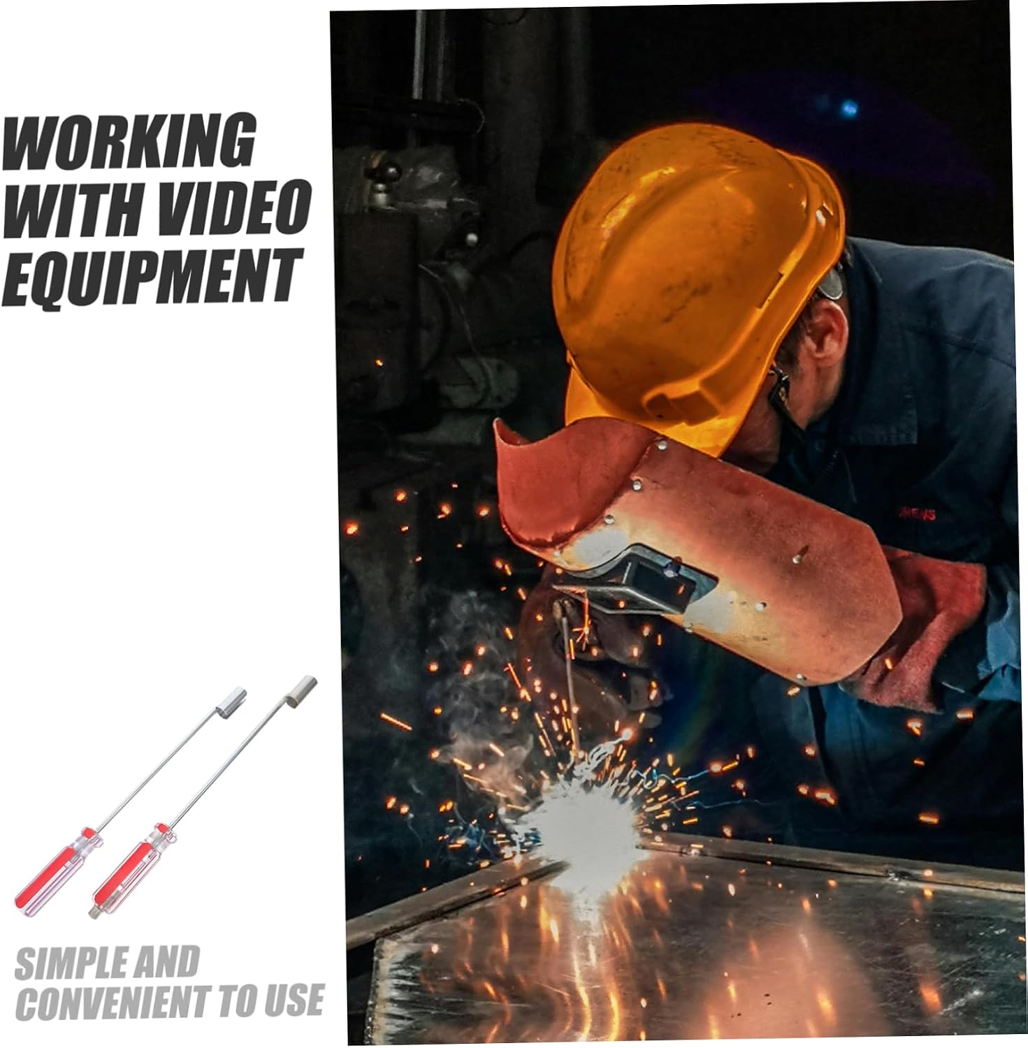 2pcs Type Connector Tool Kit Professional Screwdriver and Extraction Tools for Installing and Disassembling Connectors Cold-rolled Construction for Technicians and Users