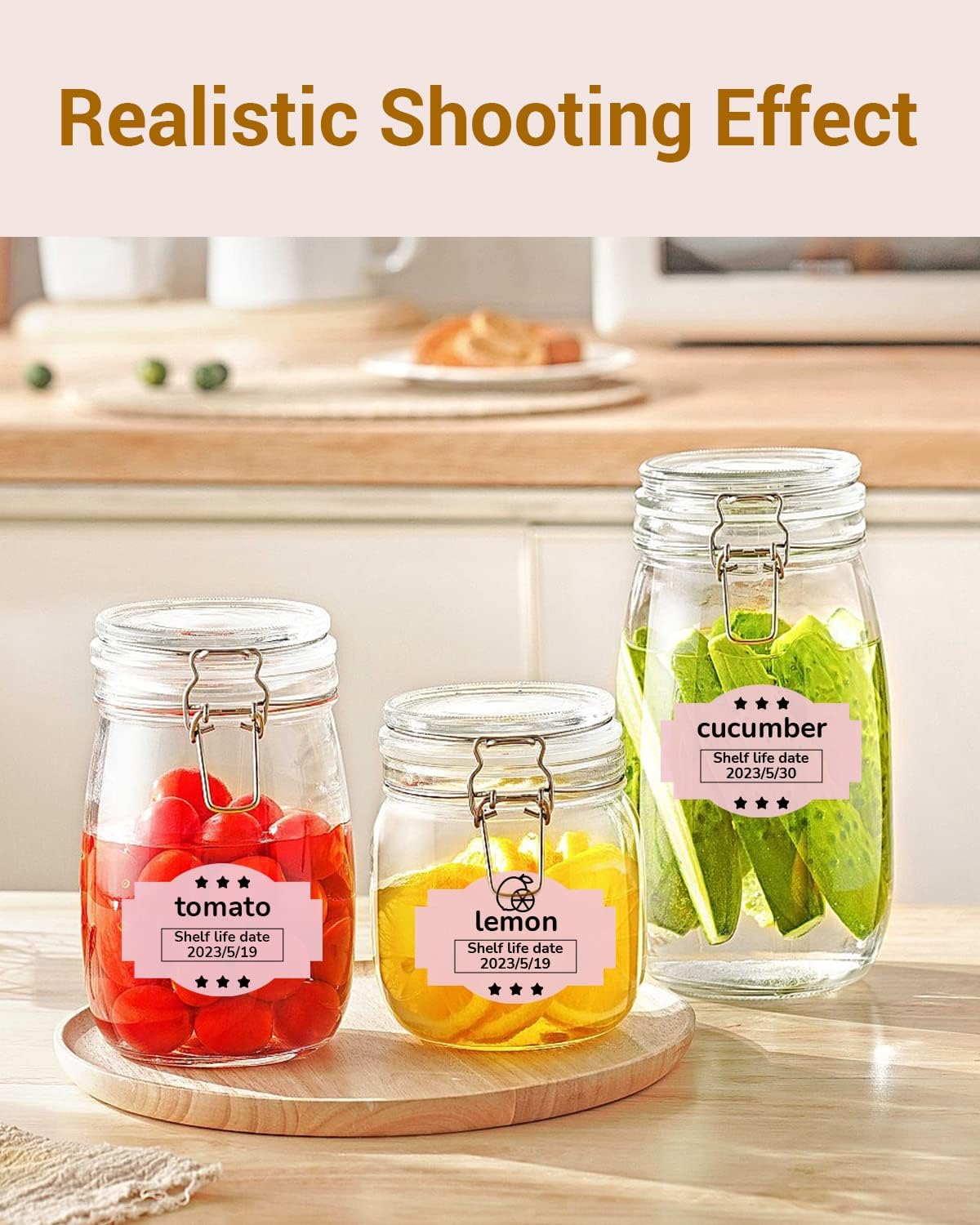 Phomemo Pink Thermal Labels for Shipping Label Printer for Small Business Supplies - 3" x 2" Commercial Grade Round Stickers Roll for Custom Stickers Personalized & Business - 500 Pink Labels/Roll - Image 5