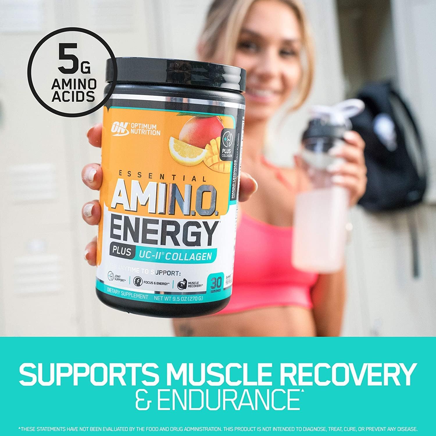 Optimum Nutrition Amino Energy + Collagen Powder Fruit Fiesta (Collagen)