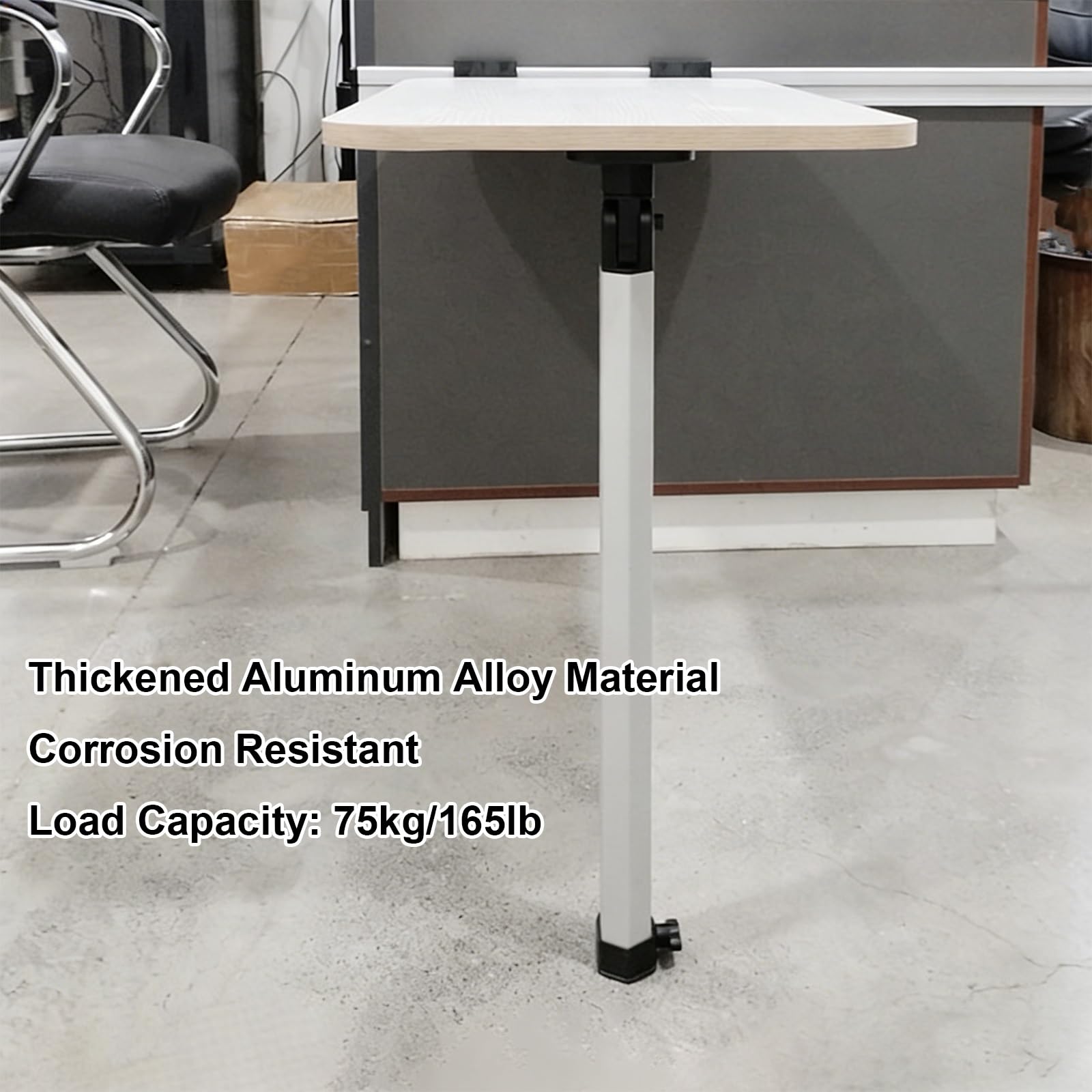 Regulowane Nogi Stołu Do Kampera, Składana Noga Stołu Ze Stopu Aluminium, Nogi Stołu Do Kampera Łodzi, Na Zewnątrz, Na Pomost I Pokład, W Zestawie Śruby Montażowe(78cm/31in)