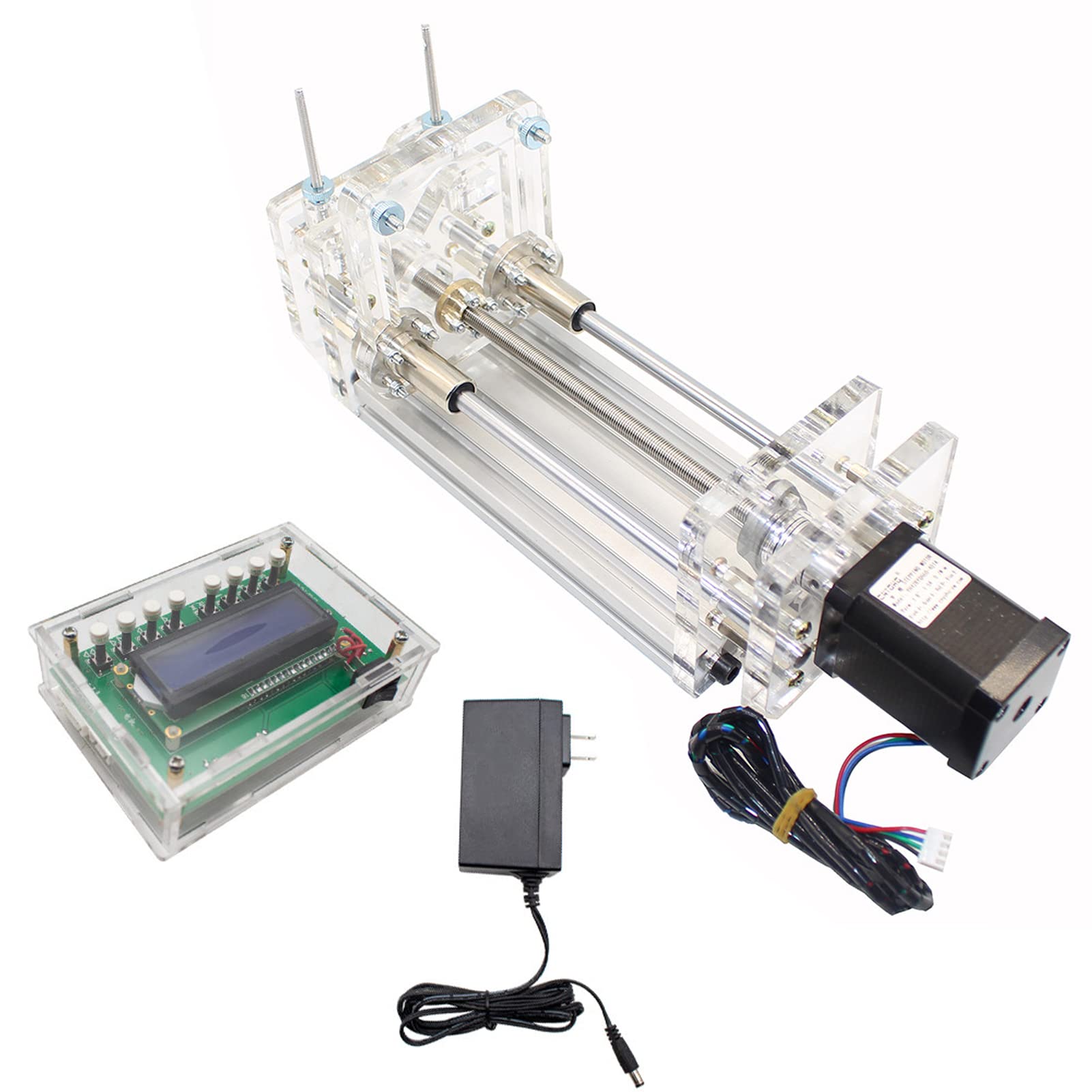 iDili Desktop Injection Pump Syringe propeller Laboratory Micro Pump Glue dispenser 1ml~150ml 110V-220V (Complete set)