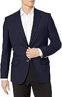 Amazon Essentials Men's Navy Classic-Fit Stretch Blazer - Comfortable, Versatile All-Season Outerwear