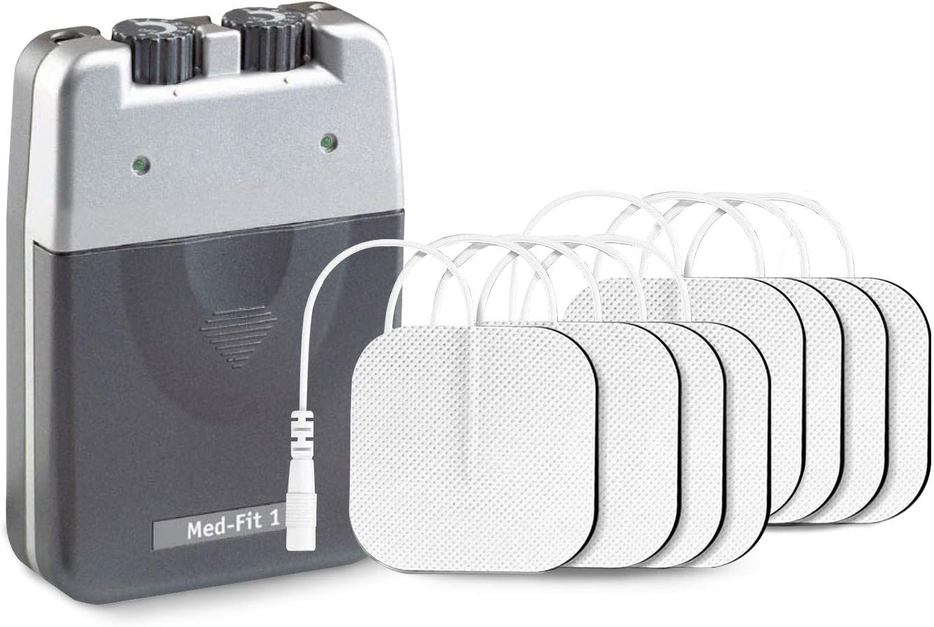 Med-Fit 1® Dual Channel Tens, Tens Manufacturer & Supplier, Supplied with 8 TENS Self Adhesive Electodes
