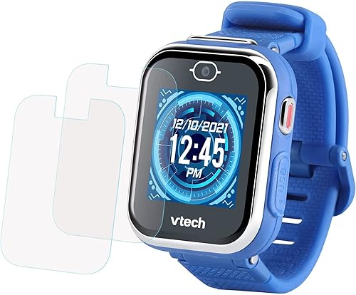xcivi Protector de pantalla de vidrio templado compatible con VTech Kidizoom Smartwatch DX3 (paquete de 2)