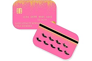 Lash Extension Loyalty Punch Cards, 50-Pack