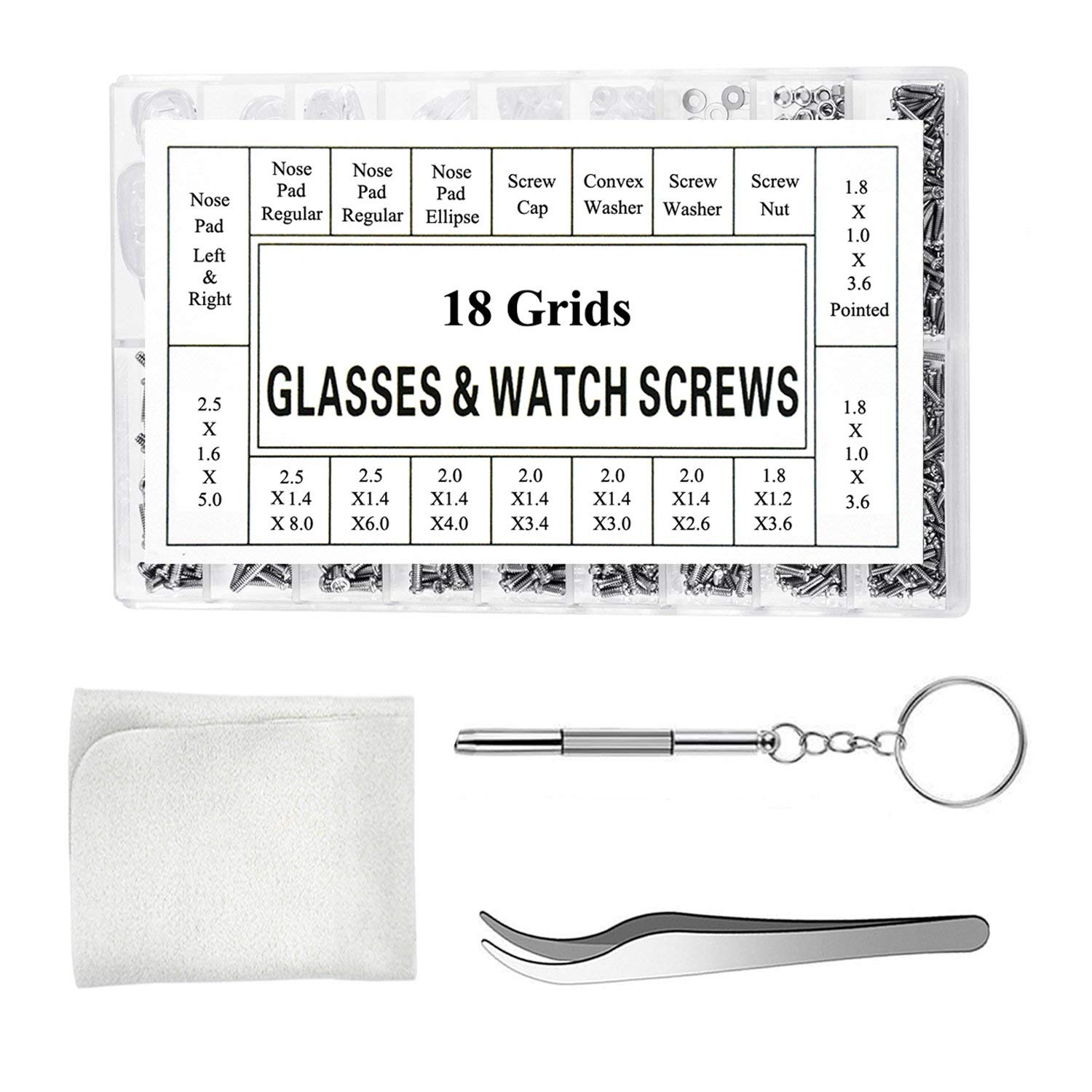 DIY Crafts Design # No 5, Repair Kit, Eyeglass Repair Kit Sunglass Glasses Repair Kit Eyeglasses Scre (Design # No 5, Repair Kit)-image-23